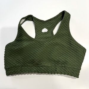 Booty by Brabants olive green OSFM Croco top